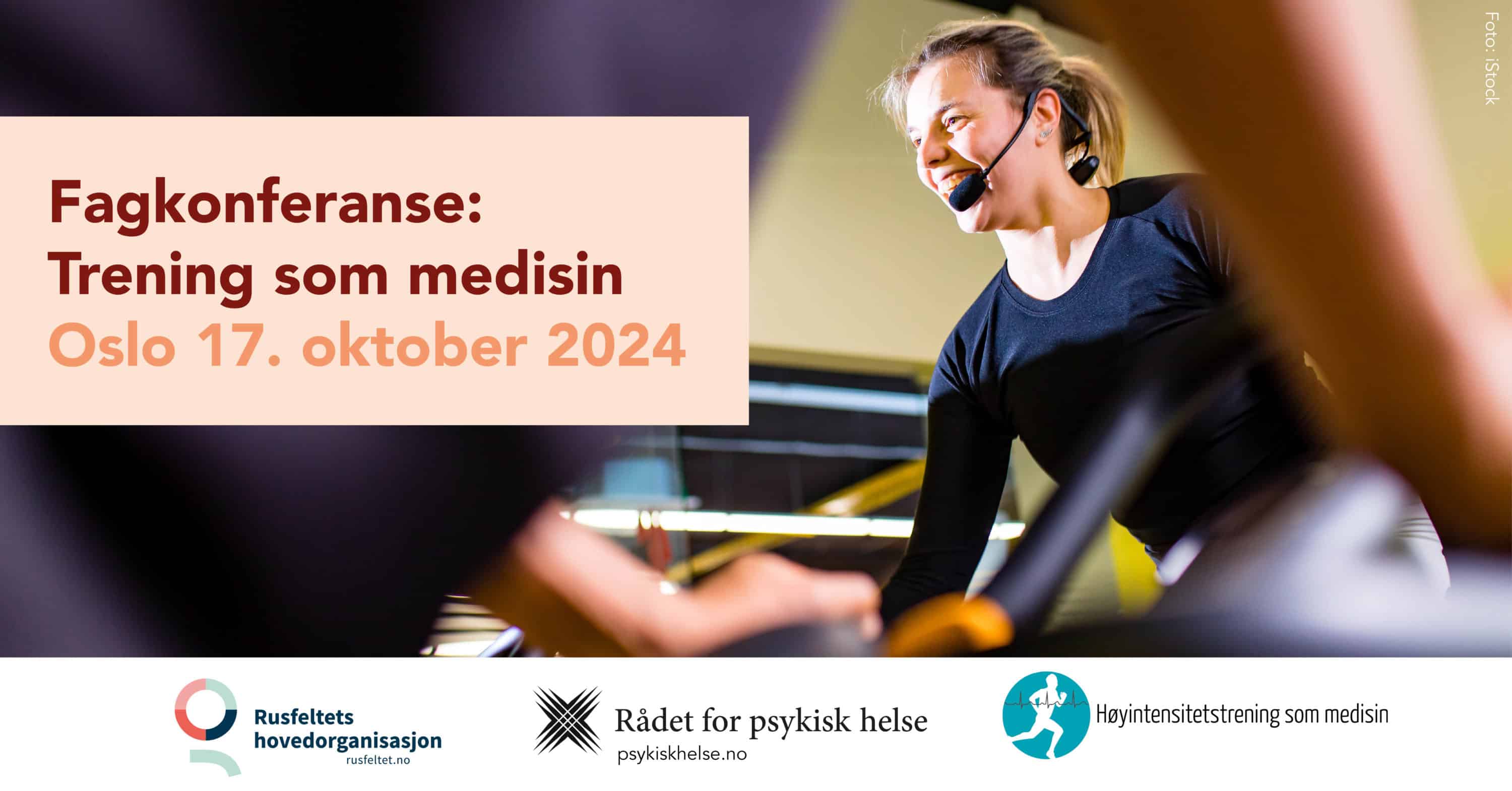 Fagkonferanse om trening som medisin – 17. oktober