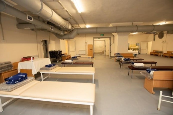 Tilffluktrom for sykehus i Ukraina