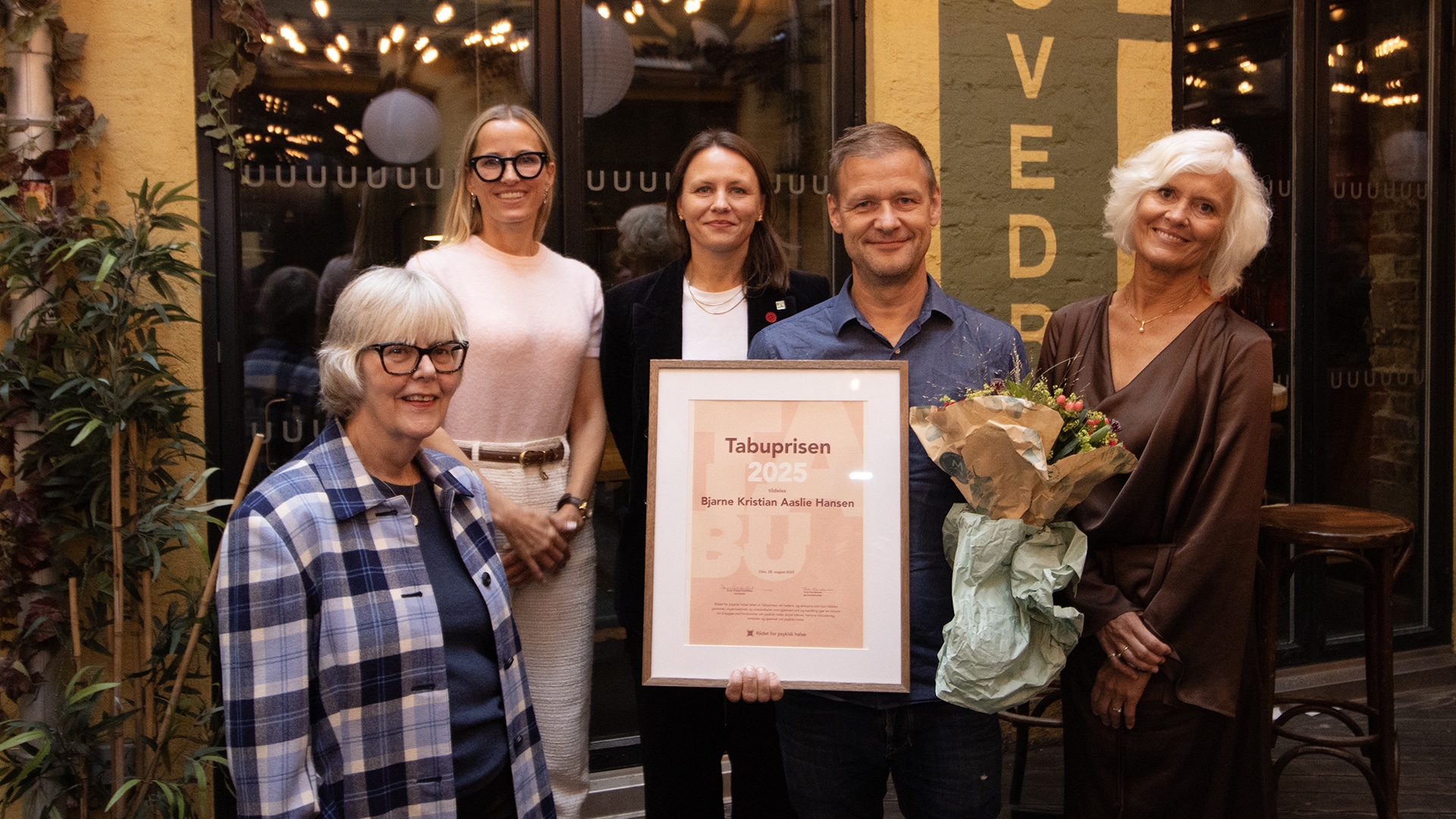 Tabuprisen for åpenhet om overgrep
