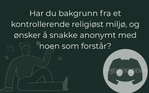 Hjelpekilden starter en anonym chat på Discord