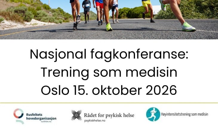 Nasjonal fagkonferanse – trening som medisin 2026