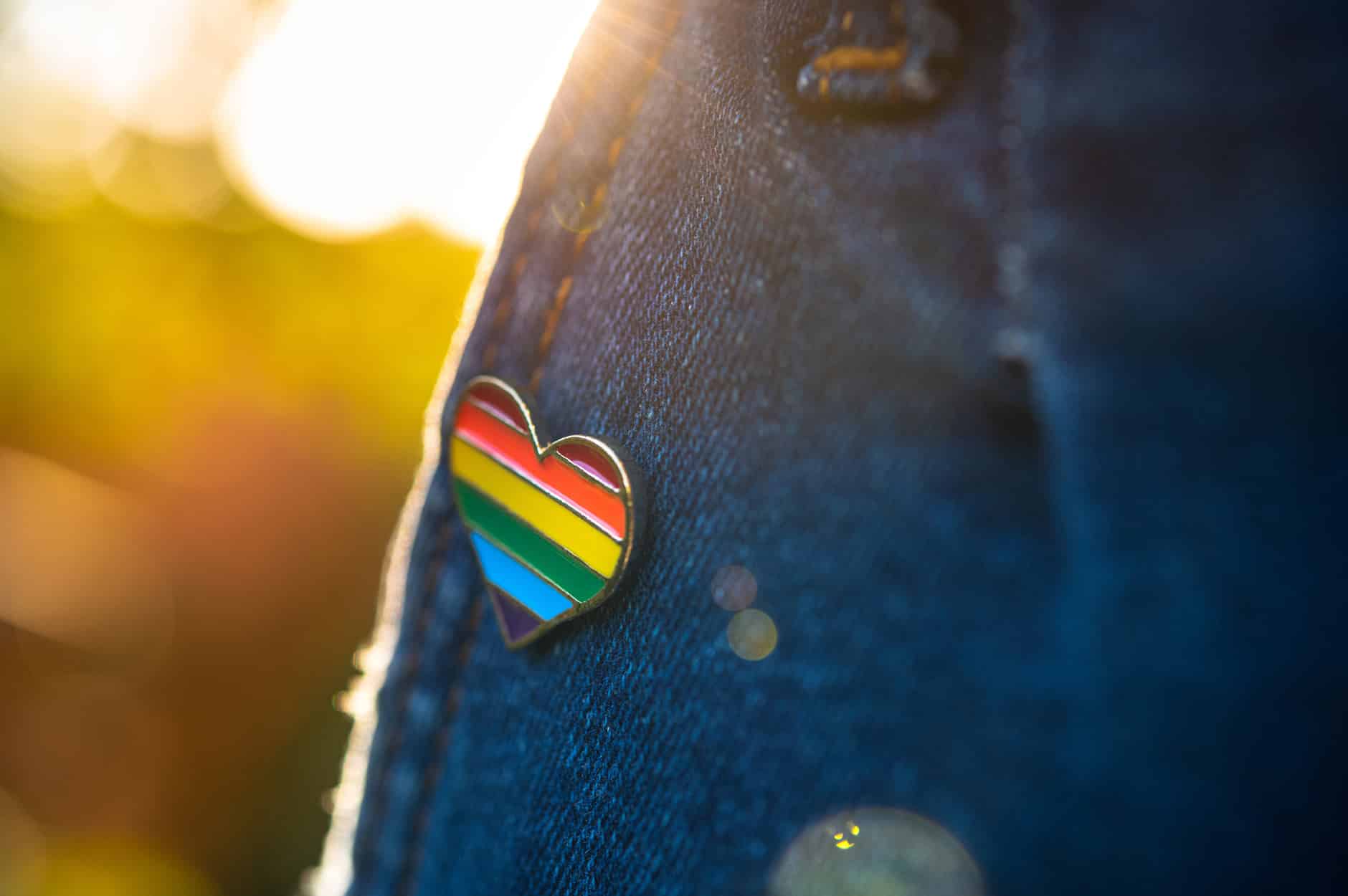Illustrasjonsbilde av Pride-button