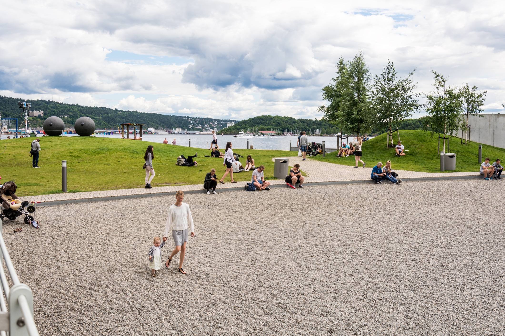 Bilde av personer i Oslo